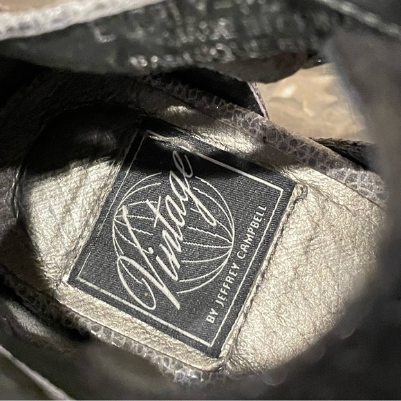 Jeffrey Campbell Everly Two-toned Leather Ankle Boots - Picture 12 of 13